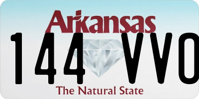 AR license plate 144VVO