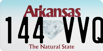 AR license plate 144VVQ