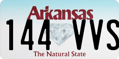 AR license plate 144VVS