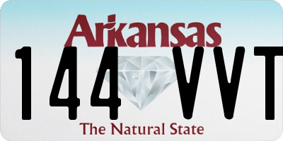 AR license plate 144VVT
