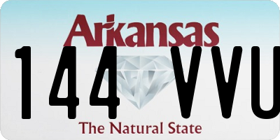 AR license plate 144VVU