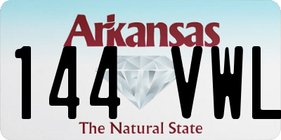 AR license plate 144VWL