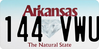 AR license plate 144VWU