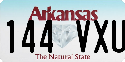 AR license plate 144VXU