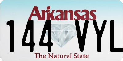 AR license plate 144VYL