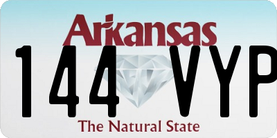 AR license plate 144VYP