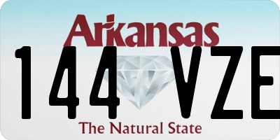 AR license plate 144VZE
