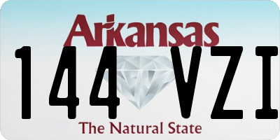 AR license plate 144VZI