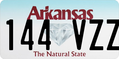 AR license plate 144VZZ