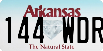 AR license plate 144WDR