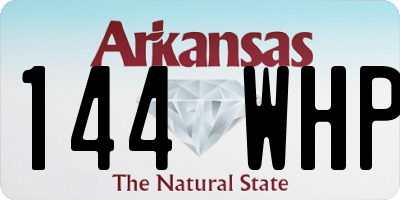 AR license plate 144WHP