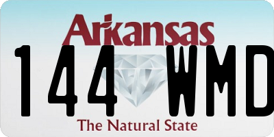 AR license plate 144WMD