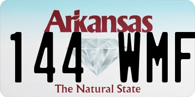 AR license plate 144WMF