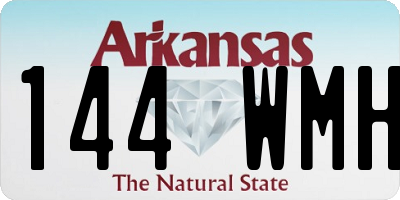 AR license plate 144WMH