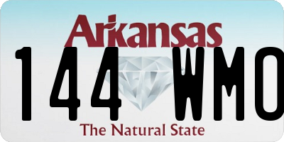AR license plate 144WMO