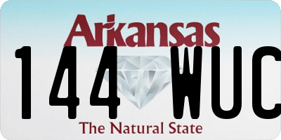 AR license plate 144WUC