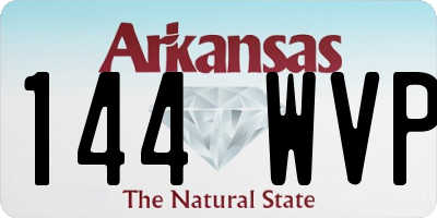 AR license plate 144WVP