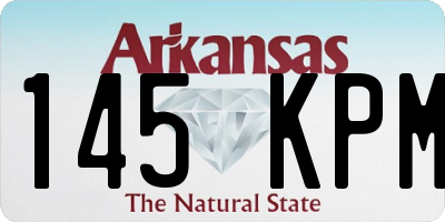 AR license plate 145KPM