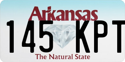 AR license plate 145KPT