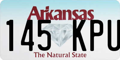 AR license plate 145KPU