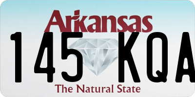 AR license plate 145KQA