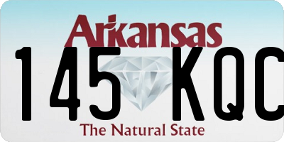 AR license plate 145KQC