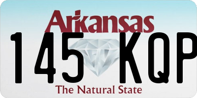 AR license plate 145KQP
