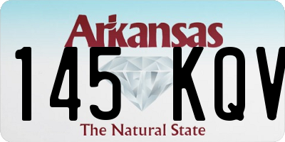 AR license plate 145KQV