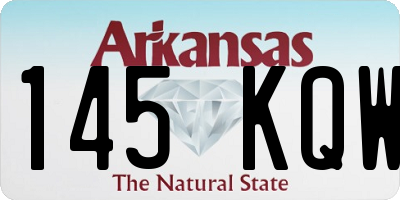 AR license plate 145KQW