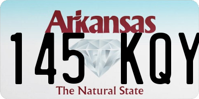 AR license plate 145KQY
