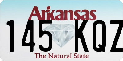 AR license plate 145KQZ
