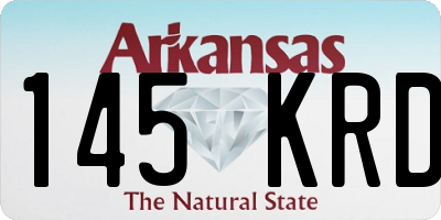 AR license plate 145KRD