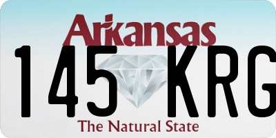 AR license plate 145KRG