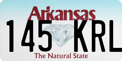 AR license plate 145KRL