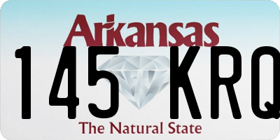 AR license plate 145KRQ
