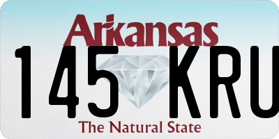 AR license plate 145KRU