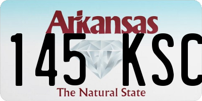 AR license plate 145KSC