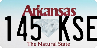 AR license plate 145KSE