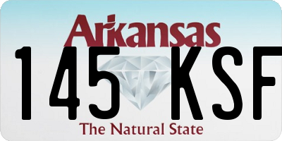 AR license plate 145KSF