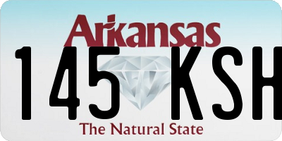 AR license plate 145KSH