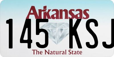 AR license plate 145KSJ