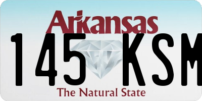 AR license plate 145KSM