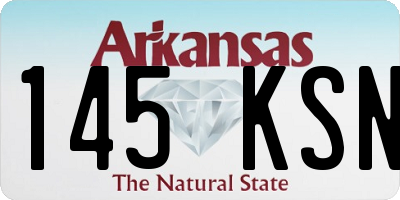 AR license plate 145KSN