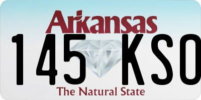 AR license plate 145KSO