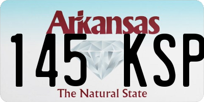 AR license plate 145KSP