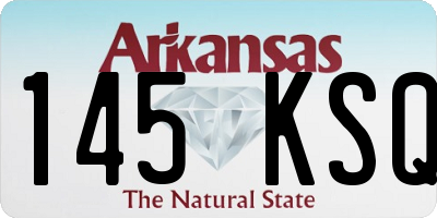 AR license plate 145KSQ