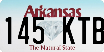 AR license plate 145KTB