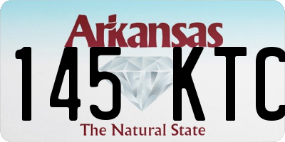 AR license plate 145KTC