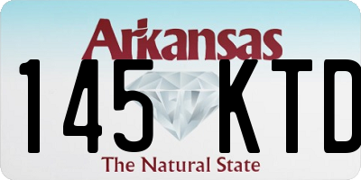 AR license plate 145KTD