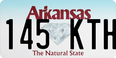 AR license plate 145KTH